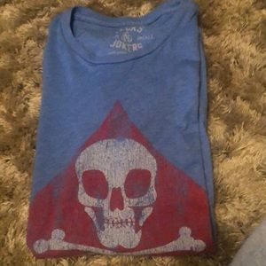 Jacks & jokers blue short sleeved t shirt. Size S